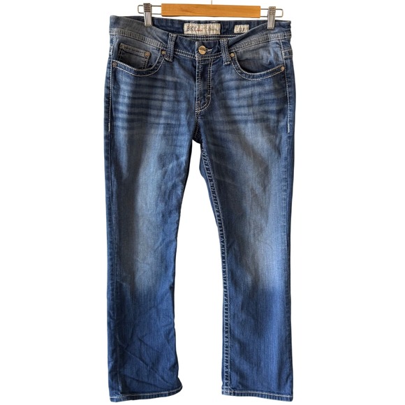 BKE Other - BKE Culture Rocker Straight Leg Distressed Western Jeans Medium Wash 32x31.5